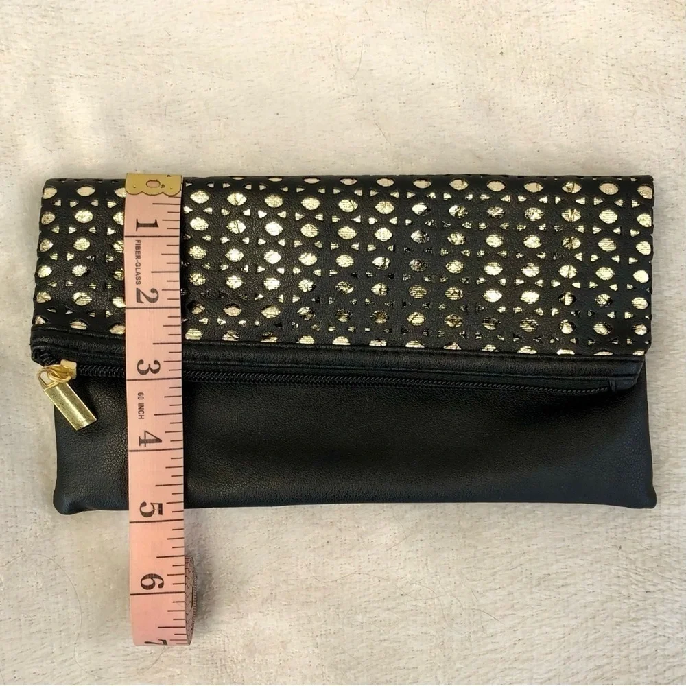 Gold Metallic Clutch Bag